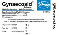 These are gynaecosid tablets that can be used to treat menstrual issues.