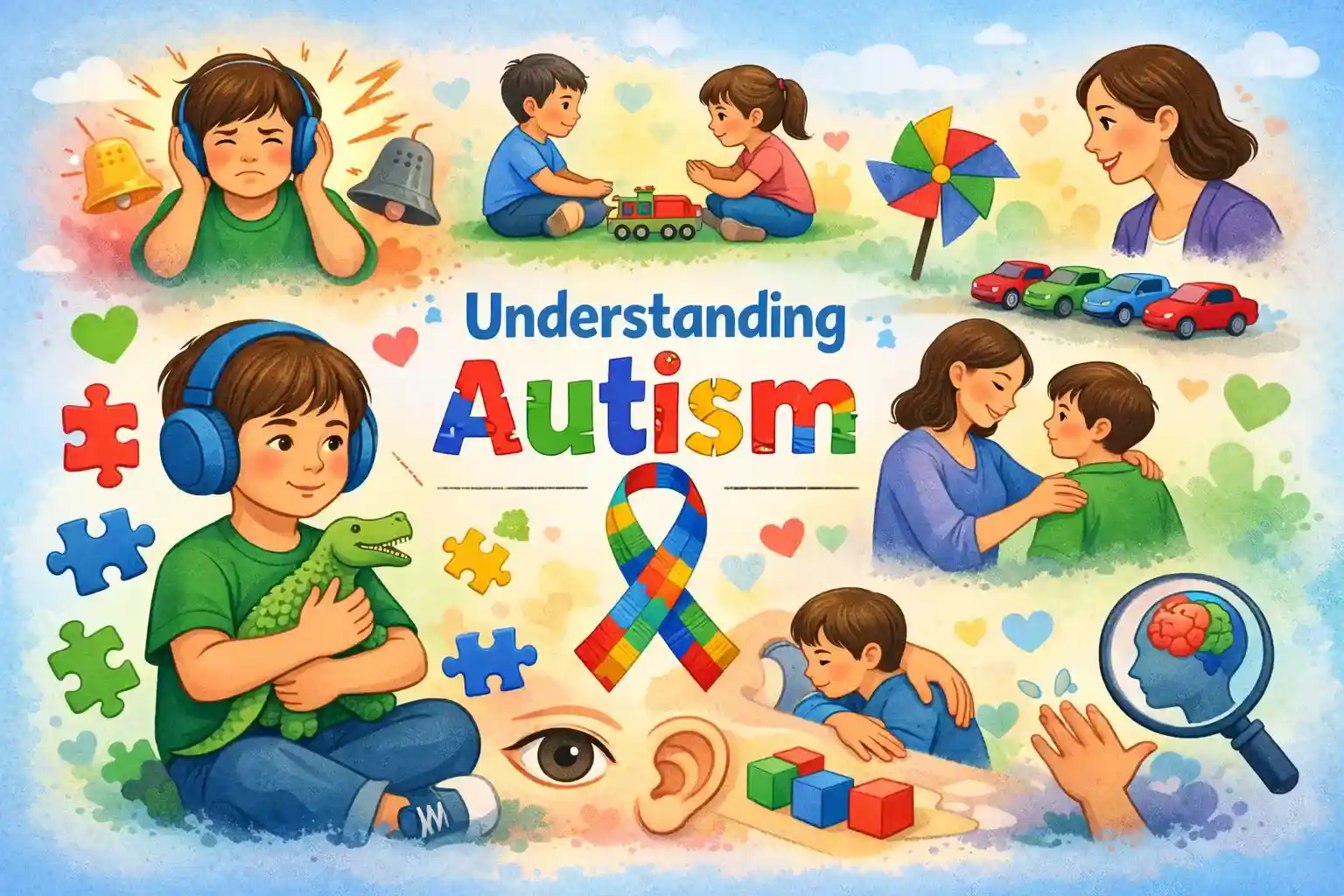 learn about the meaning of autism and its symptoms and causes.