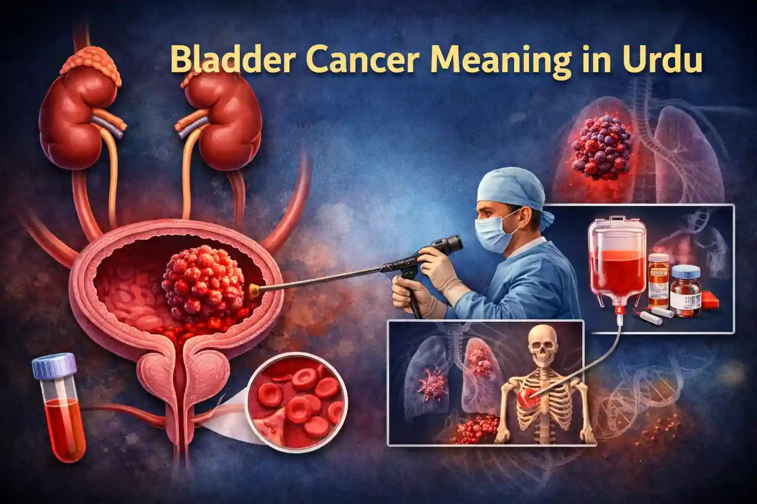 Bladder cancer can affect anyone. So, get information about it in Urdu.