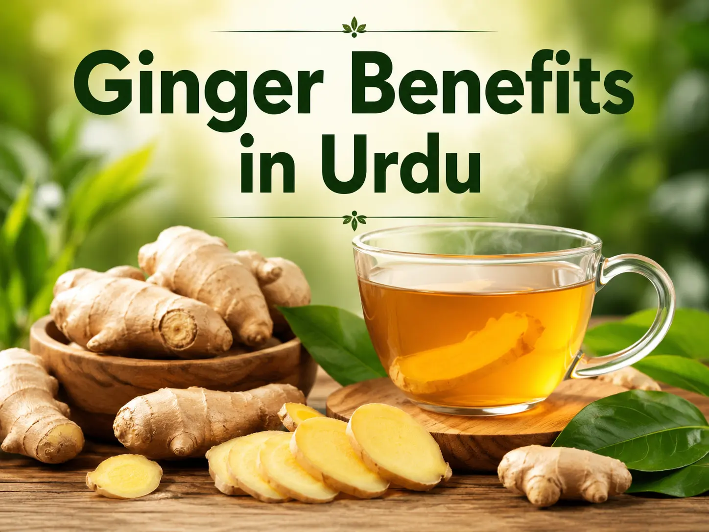 Ginger can enhance your digestion.