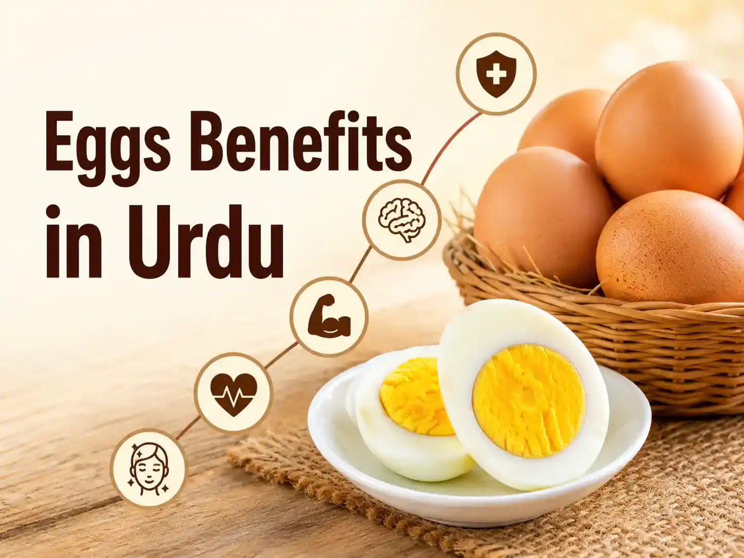 Eat eggs daily and get benefits.