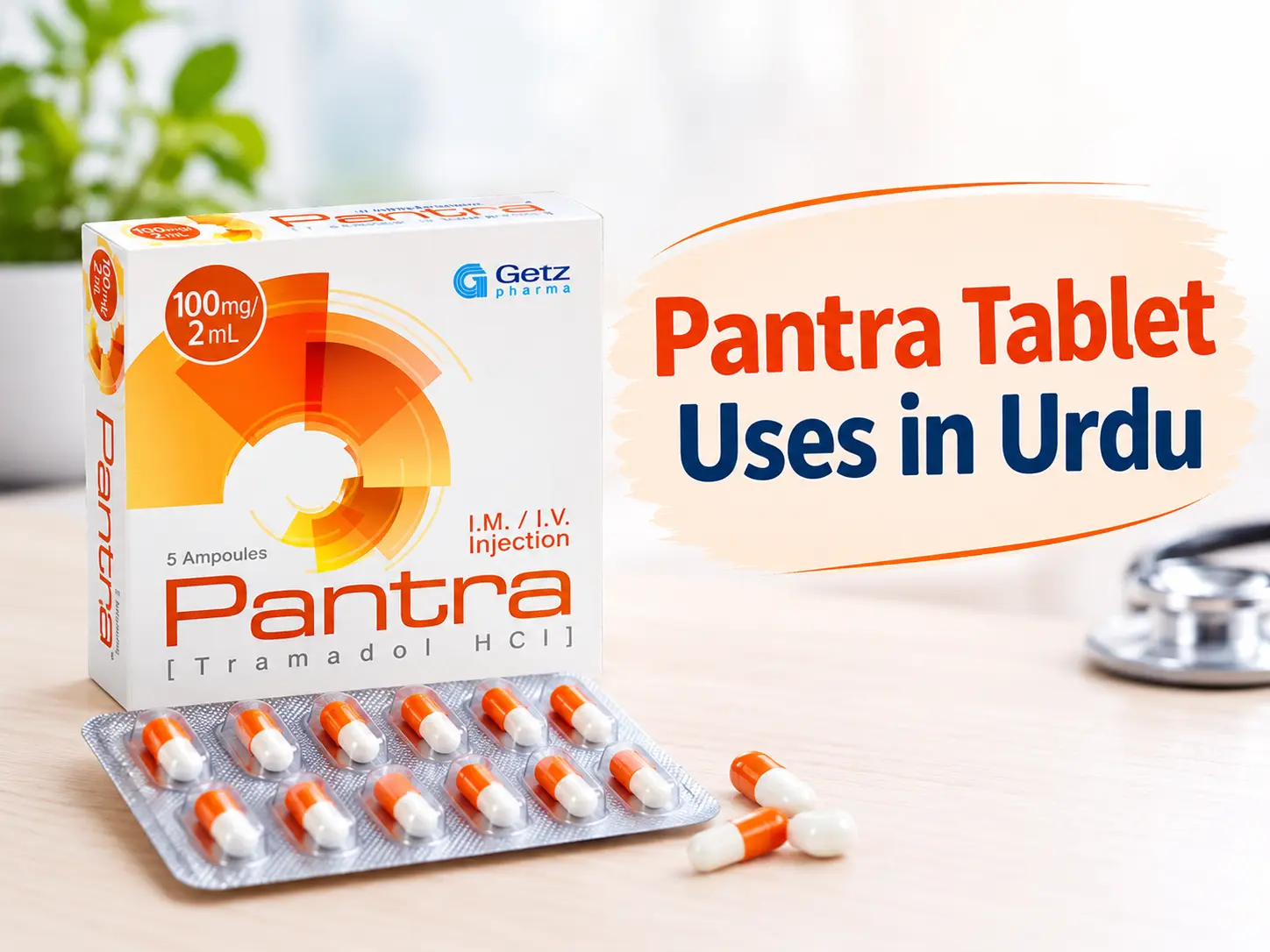 Pantra tablets can be used for pain.