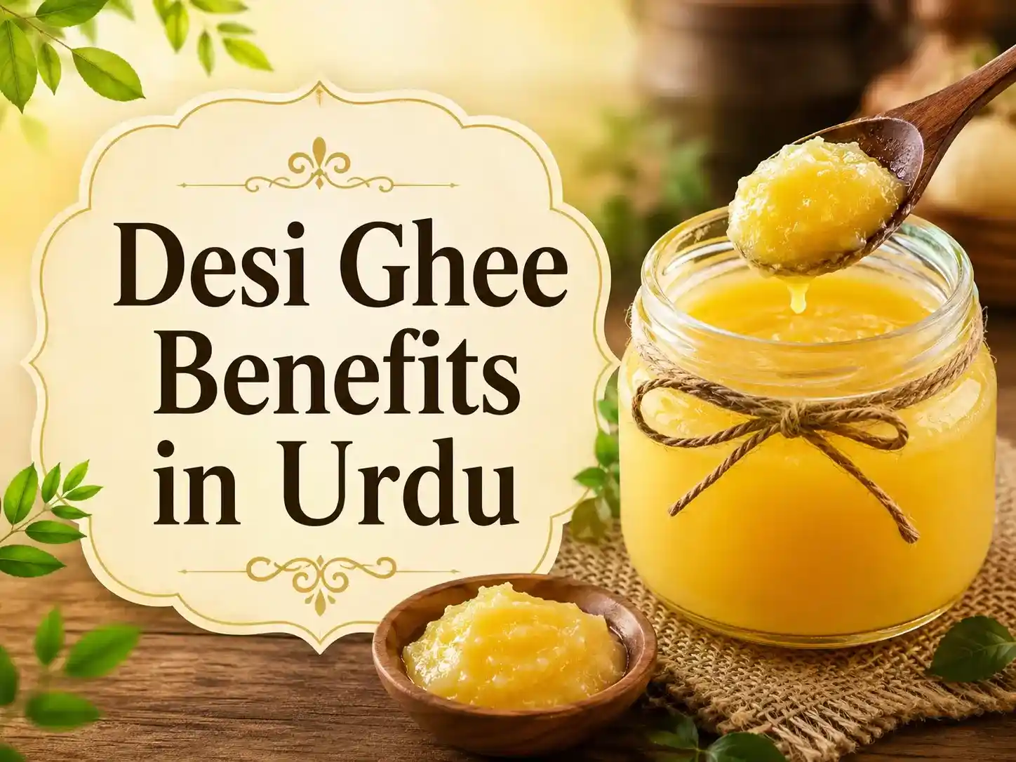 Desi ghee have many benefits for men and women.
