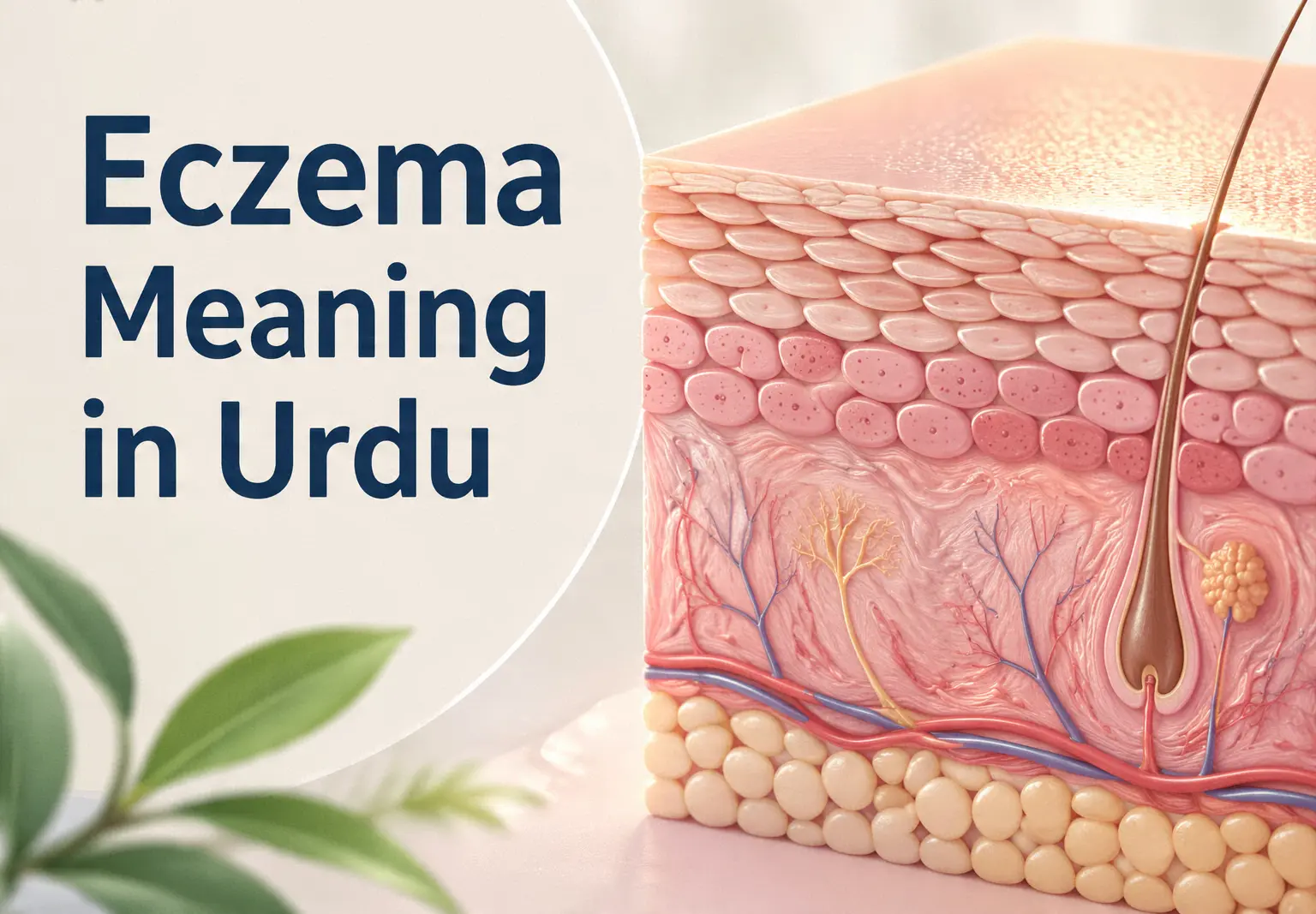 Eczeme is a skin condition. Learn about it in Urdu.