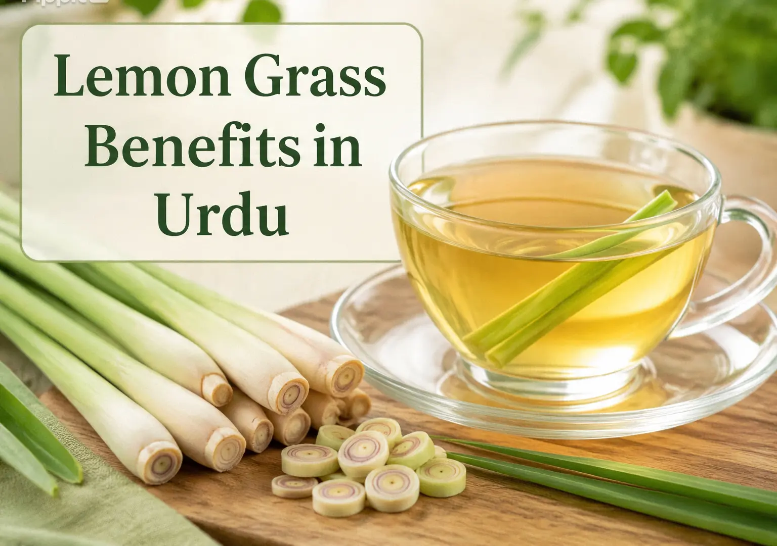 Lemon grass can improve your digestion.