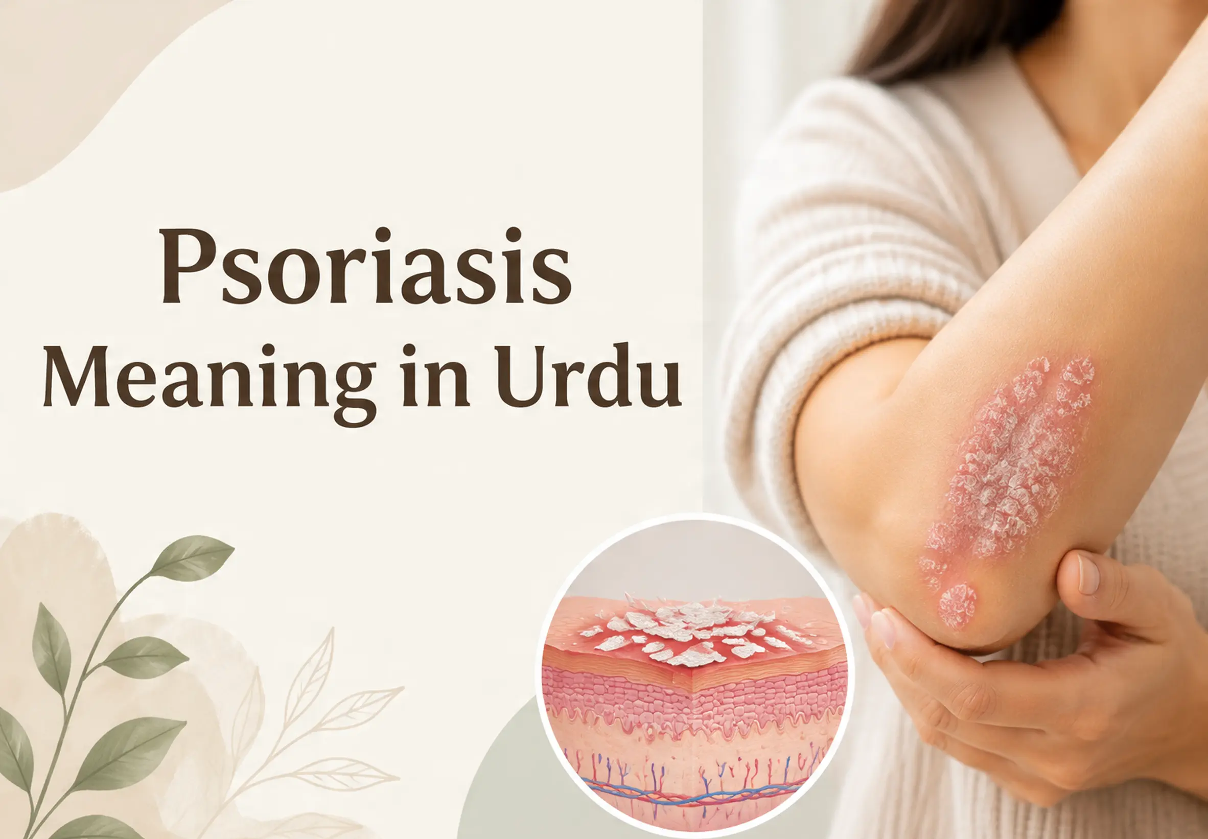 Psoriasis is a serious skin condition. Know about it in Urdu.