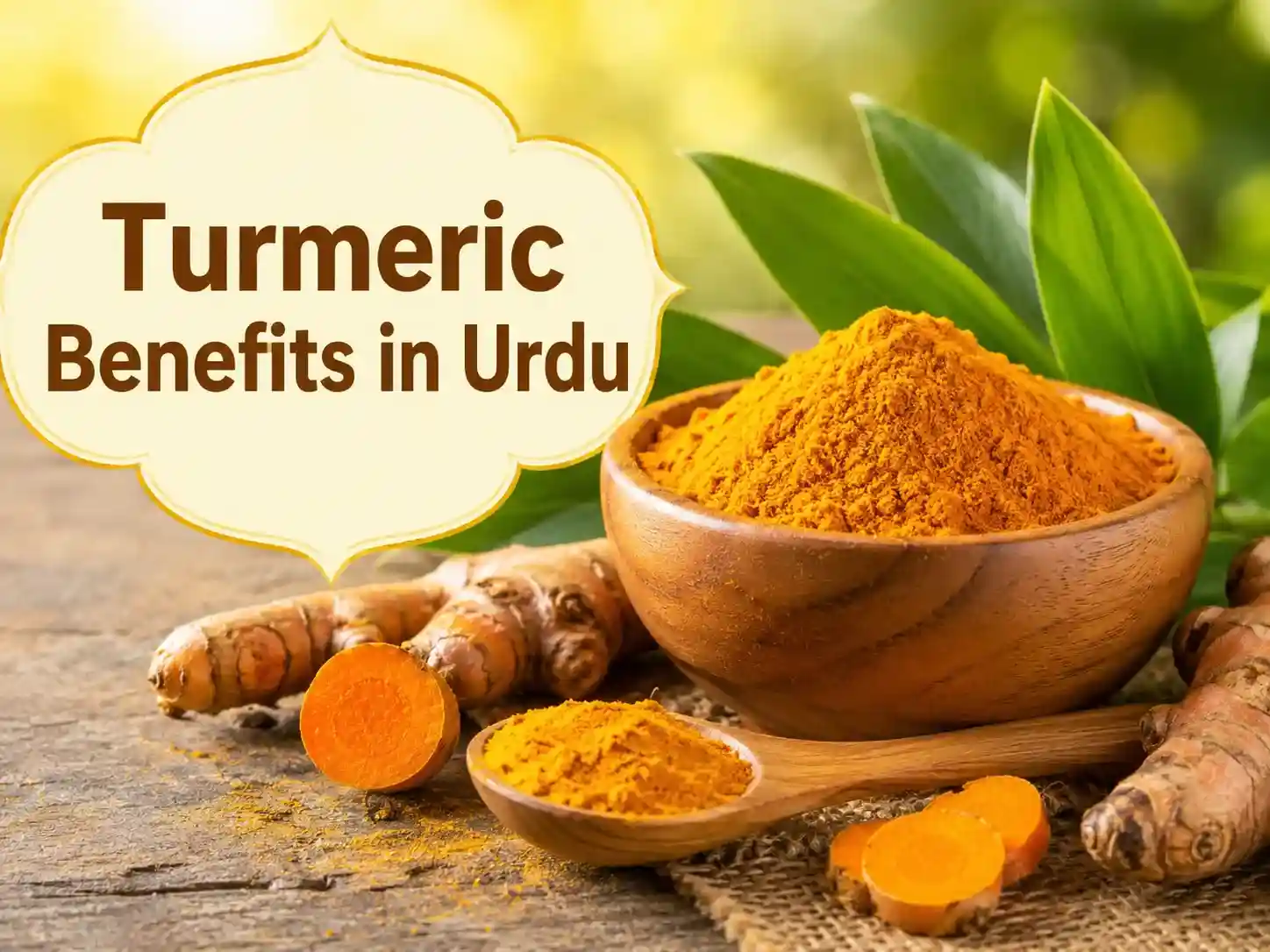 Learn about the benefits of turmeric in urdu.
