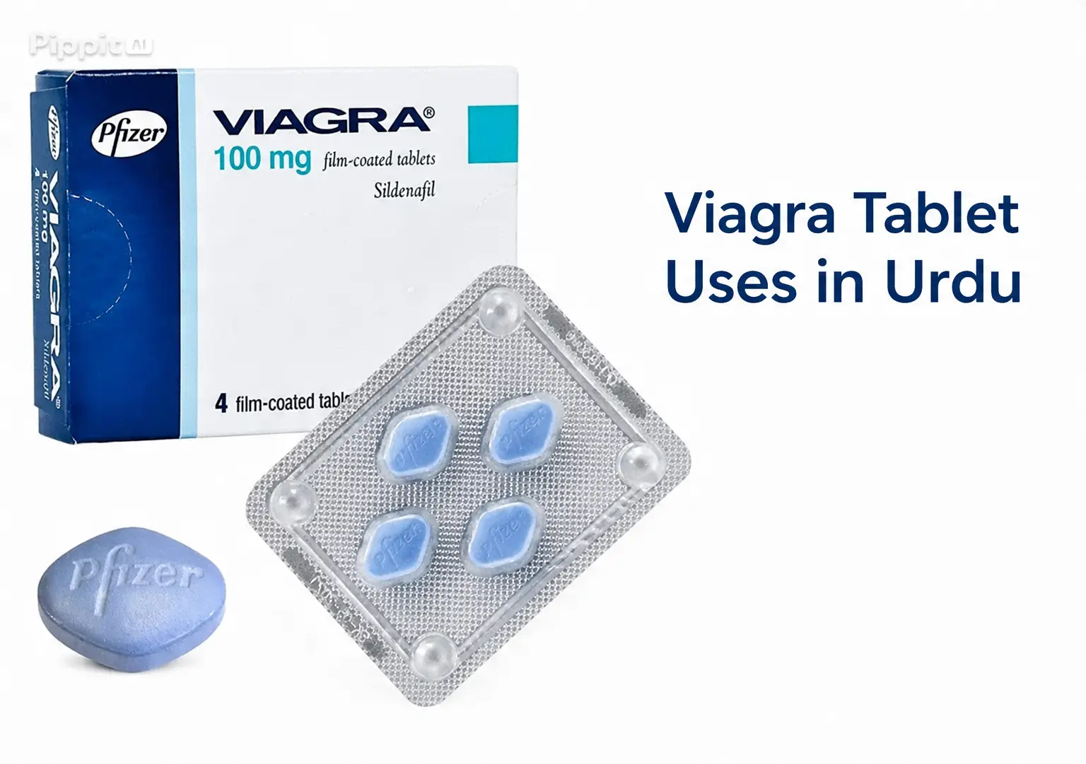 Viagra tablets are effective for erectile dysfunction.