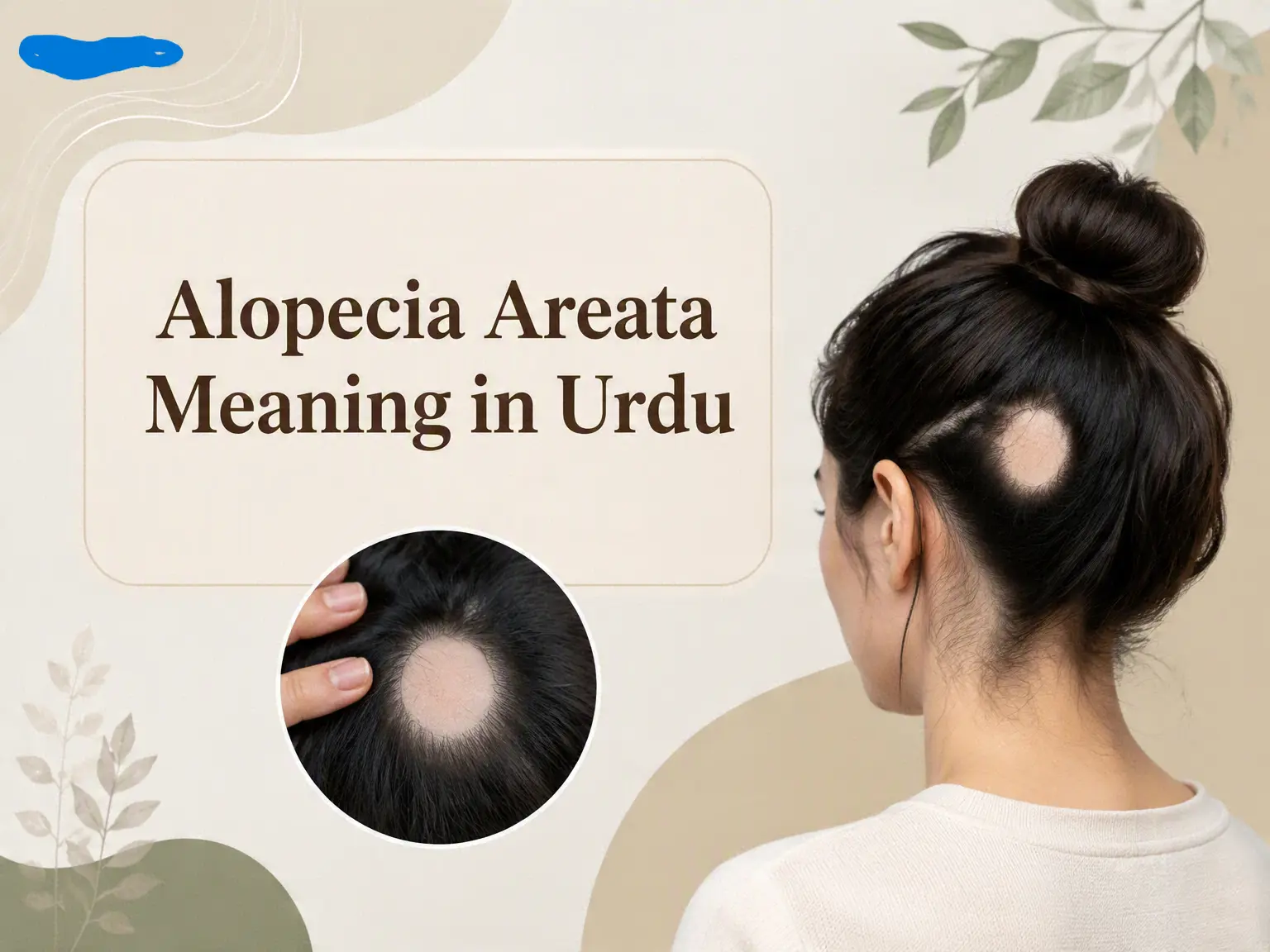 Alopecia reata is an auto-immune condition.