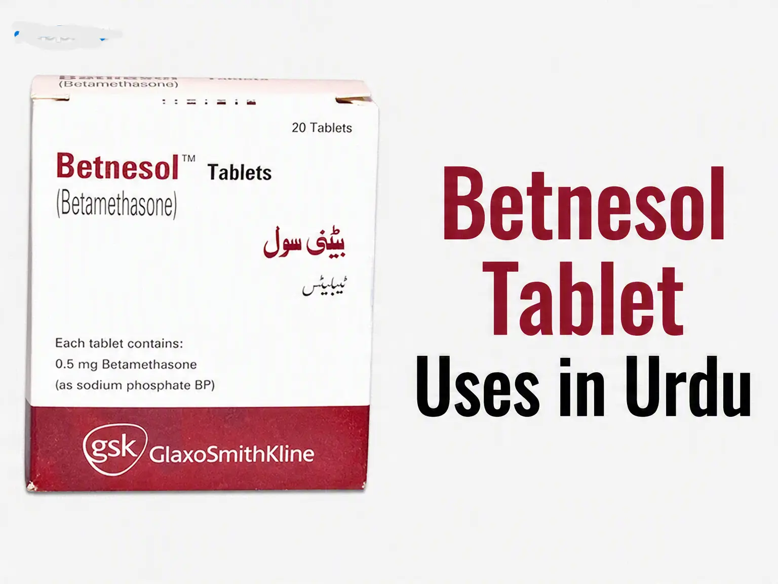Betnesol tablets treat pain and allergies.