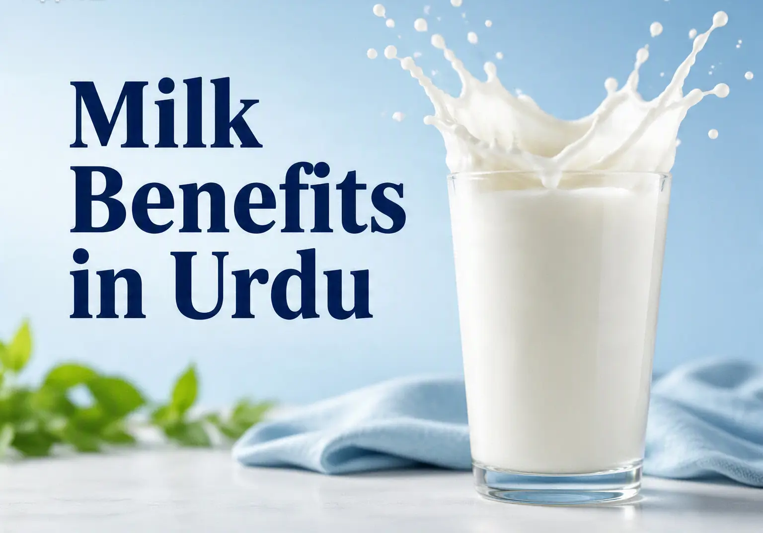 Milk is beneficial for your bones and teeth.
