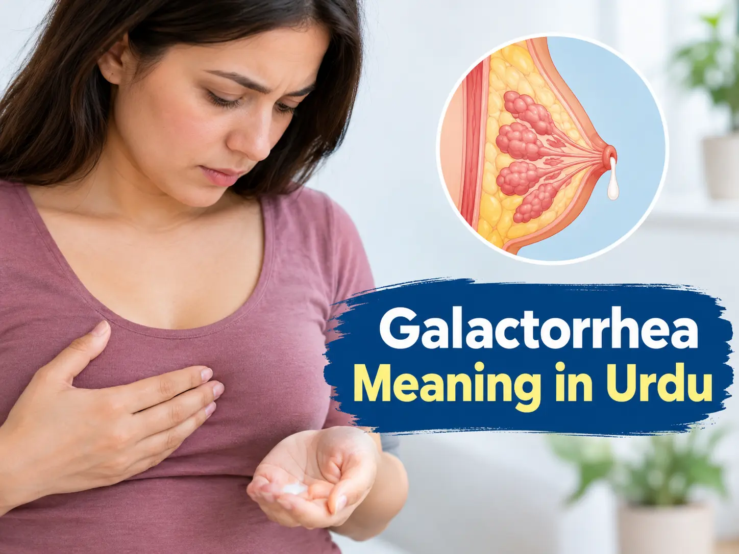 Learn about galactorrhea in Urdu.